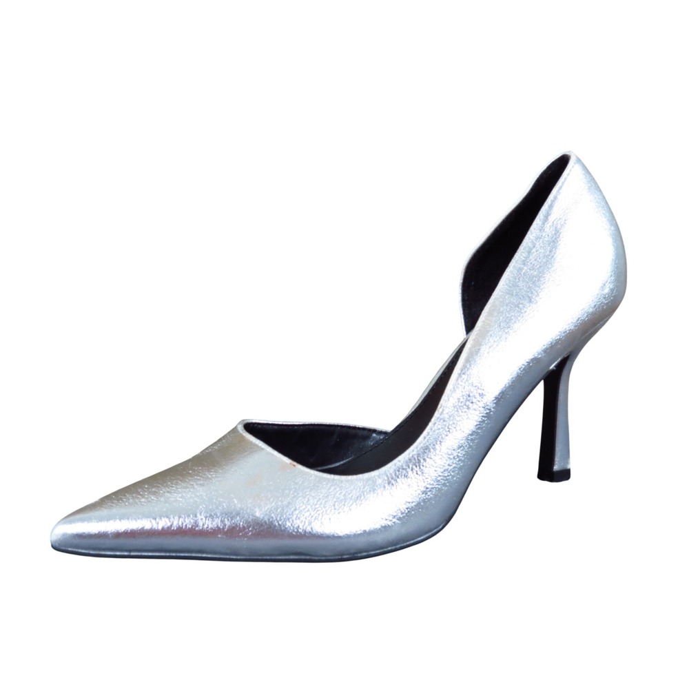 Abound Abiris Women d'Orsay Pump 8M Formal Wedding Stiletto Silver Metallic